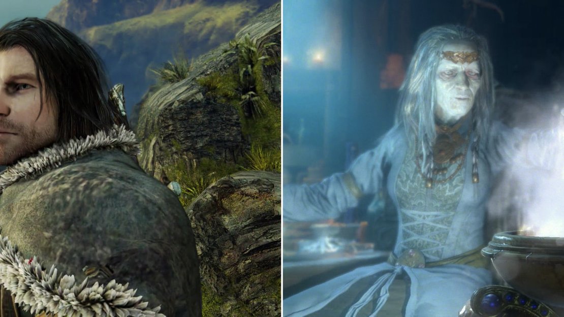 Travel with Lithariel to the verdant lands of Nurn (left) and meet with her mother, Marwen (right) who is a seer of sorts.