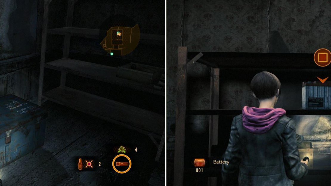 You get both a Military Box and the Battery in the same room!
