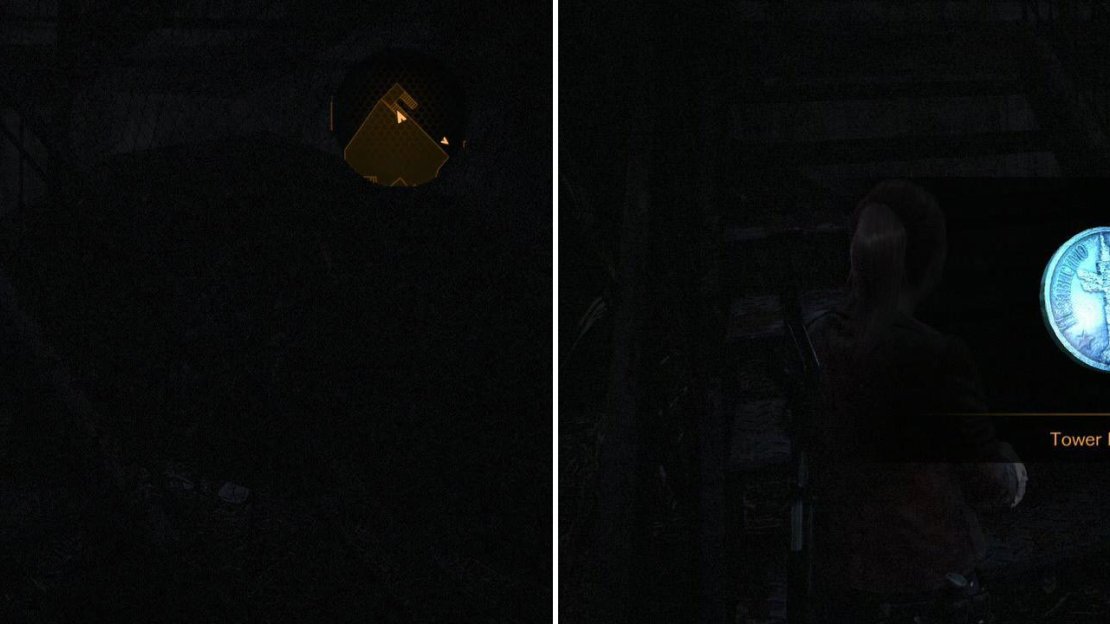 Check behind the stairs to get this Tower Emblem.