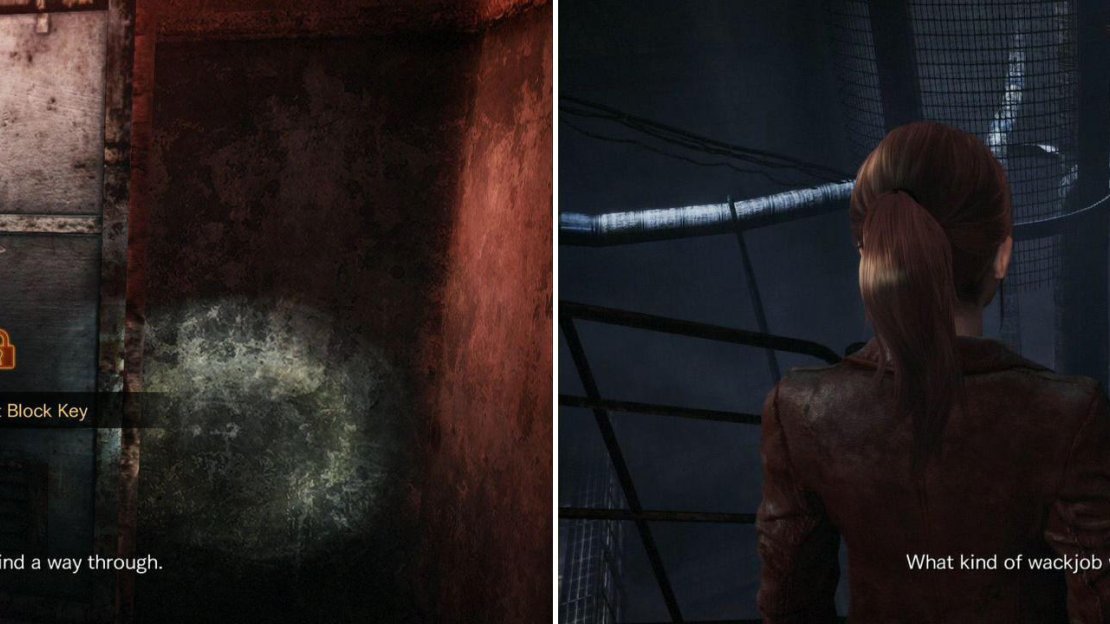 The key to the locked door can be found in the next room.