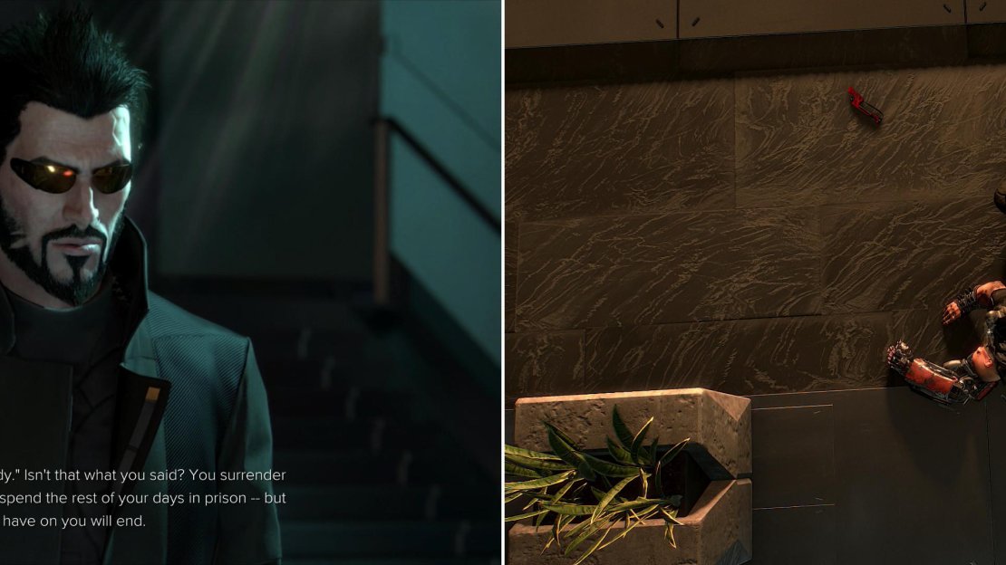 If you have Marchenko’s Kill Switch, you can try to reason him down (left), but ultimately Marchenko forces you hand (right).