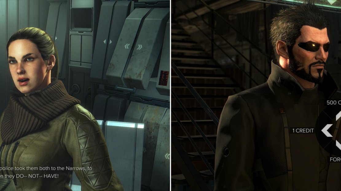 Visit the contact’s house to learn a bit of bad news (left). Bribe the police officer guarding the prison to get to speak to Tibor Sokol (right).