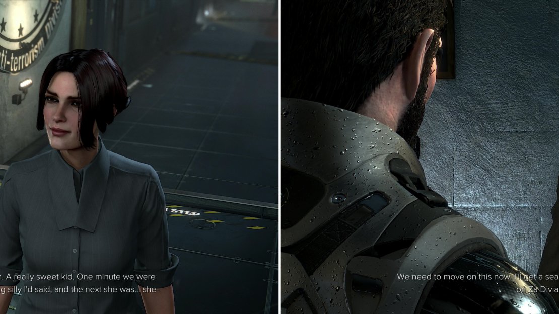 When you reach TF29 you’ll be bothered by Dr. Auzenne (left). Pay Miller a visit and plan our your next move (right).