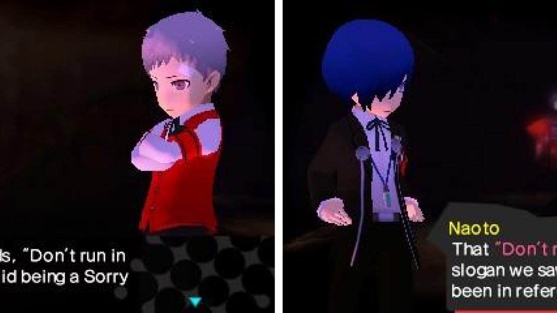Heed the warning to not run, else you accidentally hit the Lovely Dolls (right) while moving around. Also, they are spooky!
