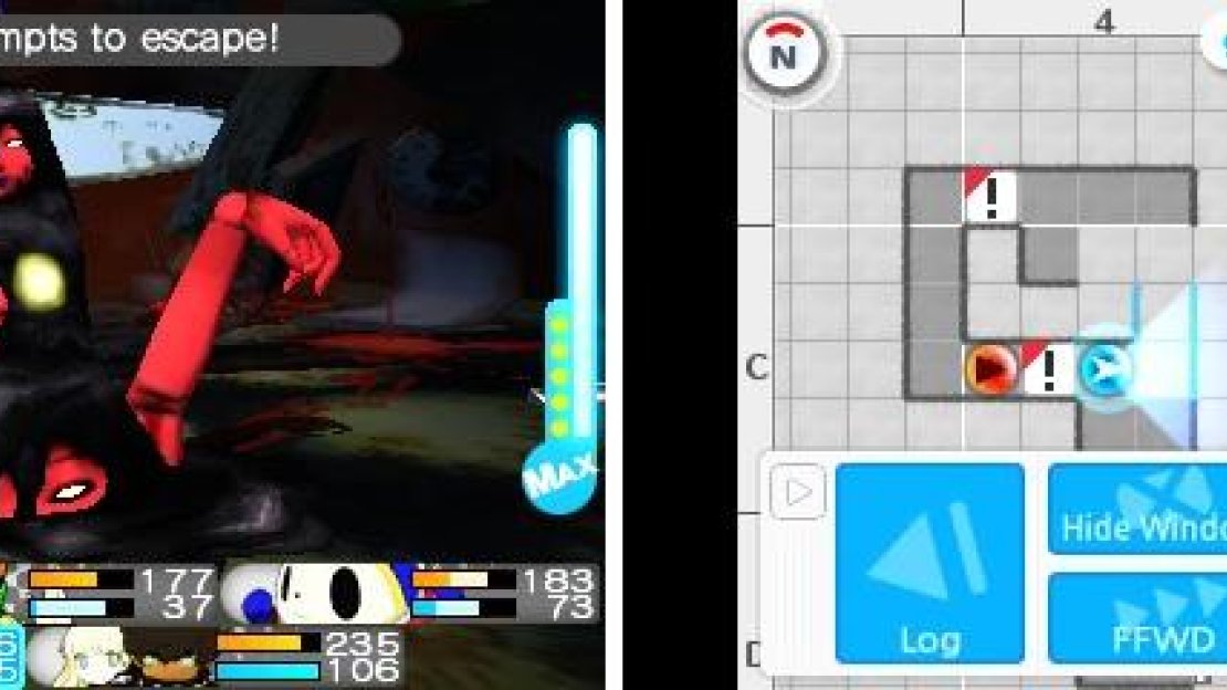 The Old Doll will continually chase you throughout the first portion of this floor, but you can trap it in between two sources of light, as indicated on the map shown on the right.