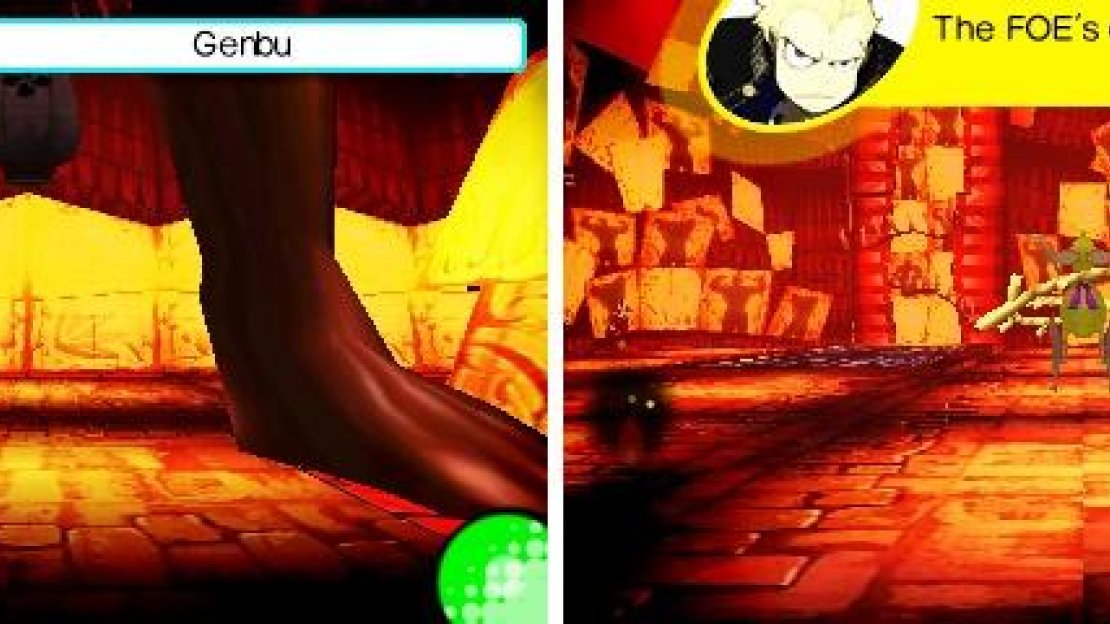 Remember that you need to pass under the statues in a specific direction, else you will be trapped (left). You will encounter all of the FOEs in this dungeon on this floor as well (right)
