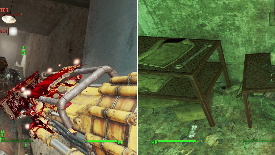 Kill Walter, the leader of the Walden Pond Raider (left) then grab the unique Tire Iron, “Big Jim” (right).