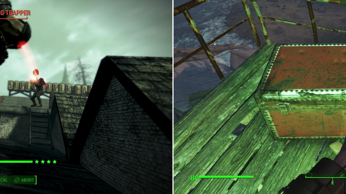 Kill the Trappers that have set up camp along the road (left) then put down some Fog Ghouls and steal their treasure (right).