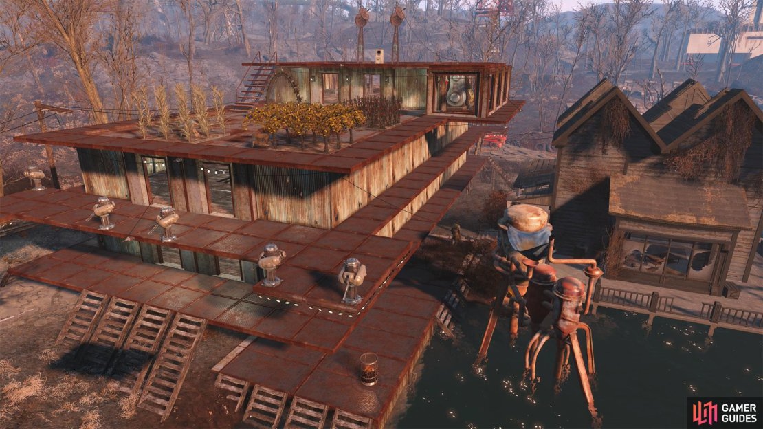 There’s enough land in the Taffington Boathouse area to build a sizeable settlement.