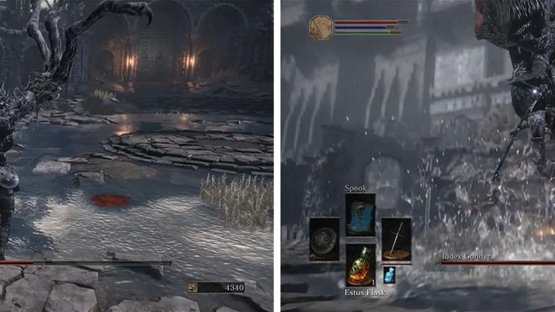 Gundyr becomes more aggressive after the transformation, leaping into the air and smashing down. Avoid this attack and strike while he recovers.