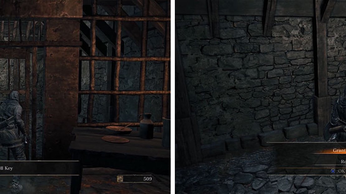 Use the Cell Key to release Greirat and accept his request for the ring.
