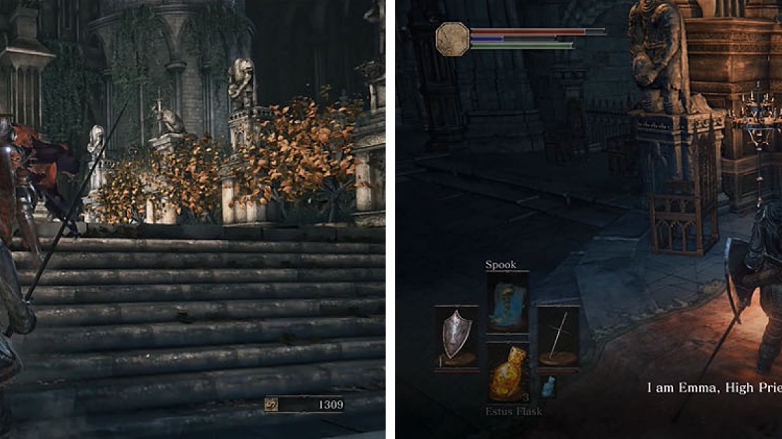 Lothric Knights protect the path to Emma, High Priestess of Lothric Castle.