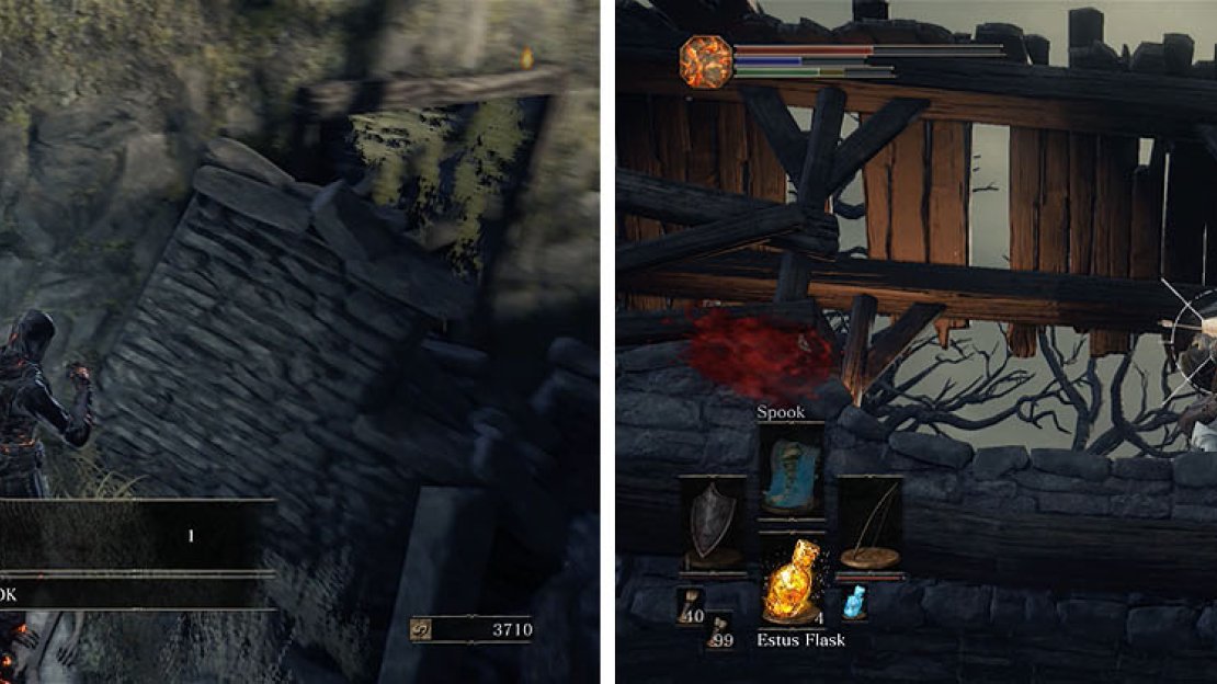 Don’t miss the item hidden to the right before attacking the Evangelist.