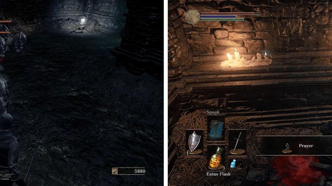 Defeat the horde or rats to reach Irina, who will move to Firelink as a merchant.