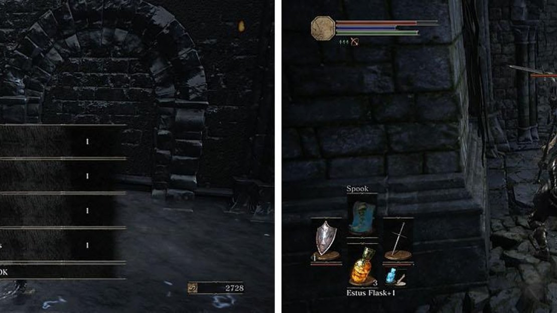 Check under the ruins for the Sage’s armor and ring and then enter the ruins.