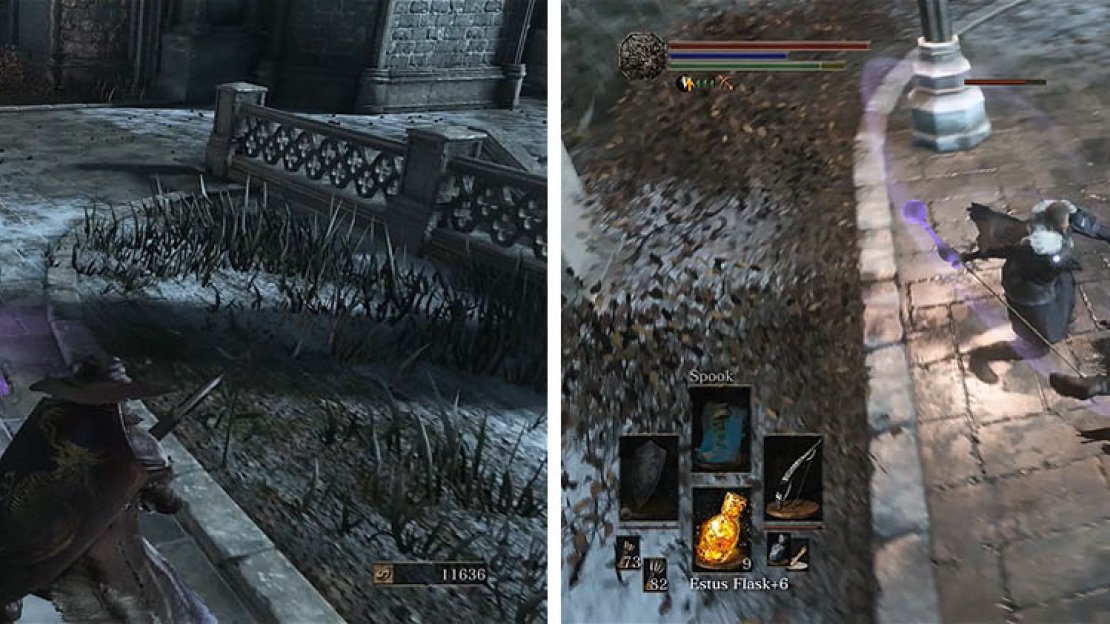 There are two unkindled, each using different magic enchanted weapons.