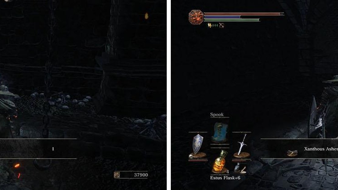 Check the large cells for items like the Profaned Coal and Xanthous Ashes.