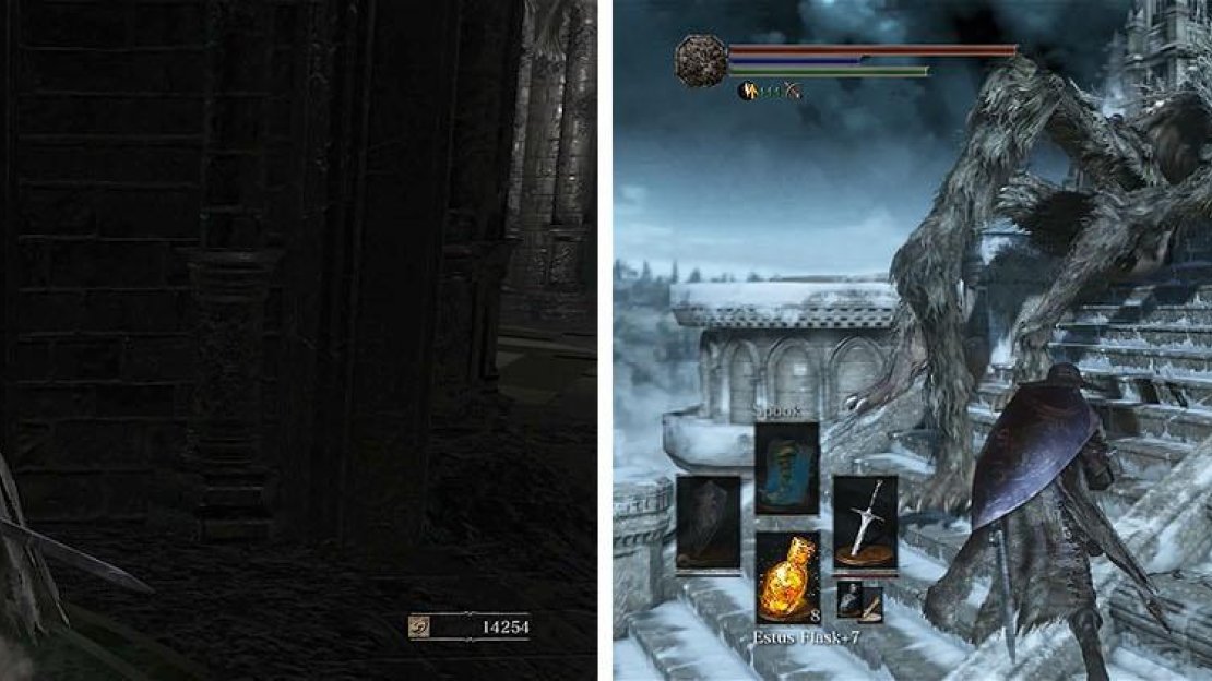 Open the doors via the lever before you fight the Deep Accursed on the stairs.