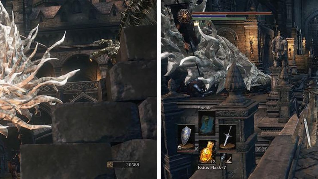 From behind the wall you can use ranged attacks to defeat both wyverns sefely.