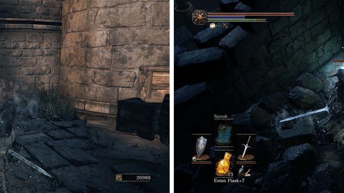 Don’t allow the Pus of Man to fully transform (left) and then head through the building and ruch the Crystal Lizard (right).