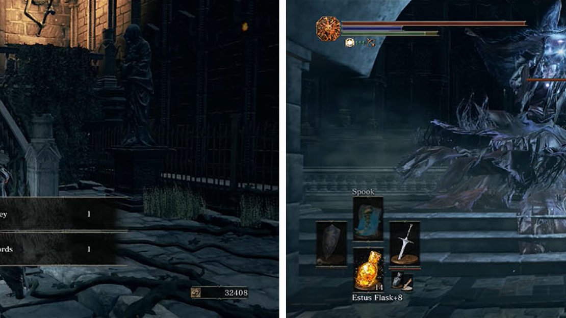 Use the Grand Archives Key to enter the building and rush the Crystal Sage ahead.