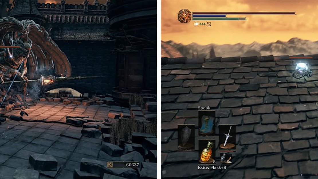 Watch out for the Stone Gargoyle on the roof and then rush the Crystal Lizards.