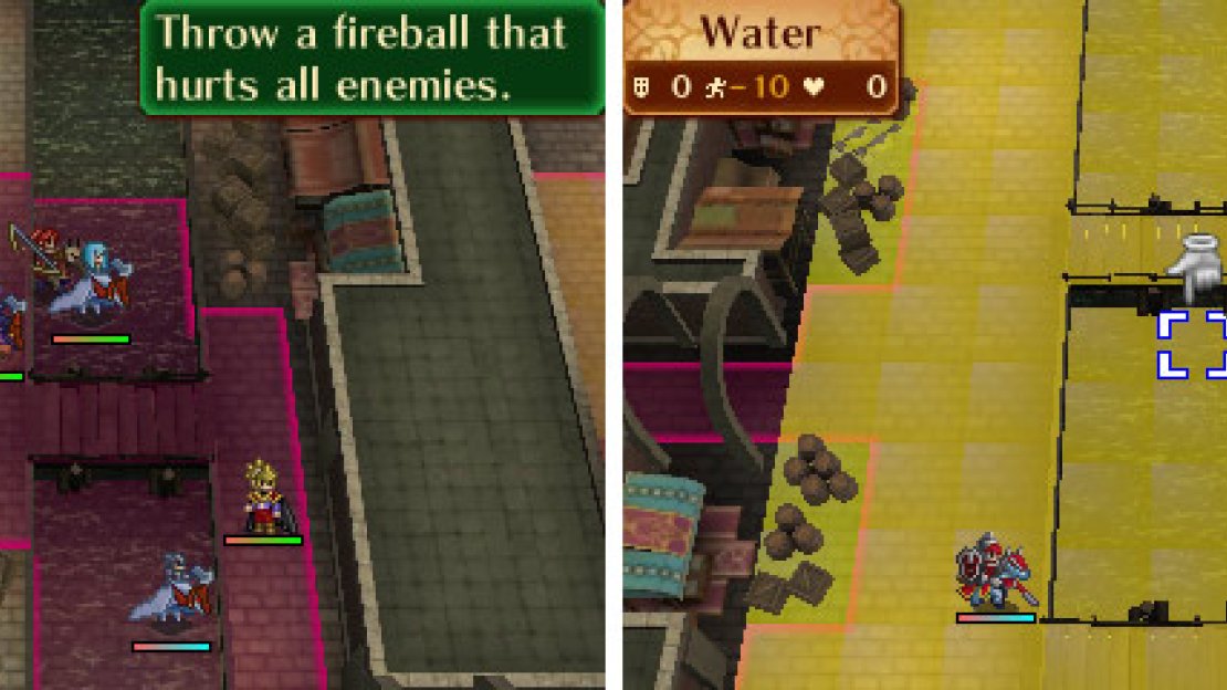 Camilla can, and will, use these Dragon Veins to lay the hurt on you. Play defensively and take your time.