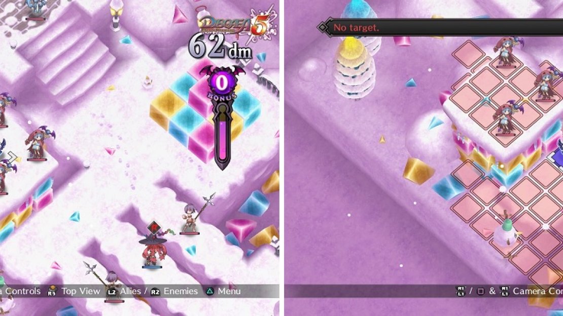 The Skulls (left) are one of the biggest problems with this stage. A mage of your own will be able to hit them with ease (right).