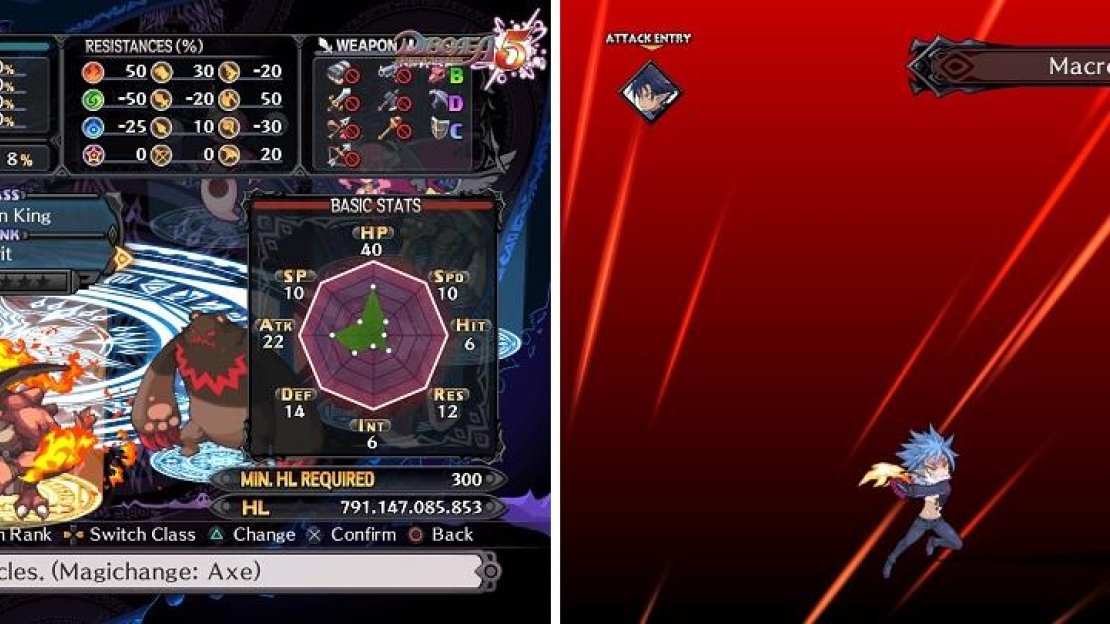 You can unlock the Dragon King monster class at the beginning of this Episode (left). Killia’s final Unique Skill, Macrocosm (right), is a powerful single-target move.