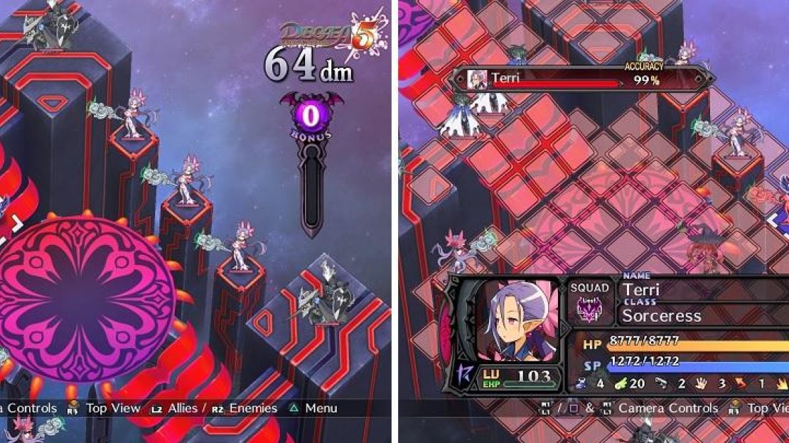 The “Stairway of Death” doesn’t leave a lot of room to space your characters (left). You’ll need ranged attacks to deal with the Sages (right).