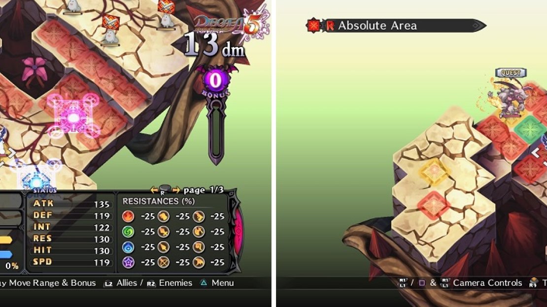 The Lucky Boards coming out of the portal will stand on the DisperseDamage tile near your base (left). Deal enough damage to them to kill the Slust at the top (right).