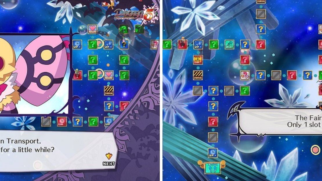 The Event Panels can have good effects (left), as well as bad ones (right).