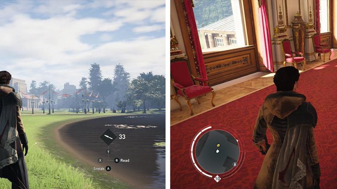 The locations of Royal Correspondence #03 (left) and #04 (right).