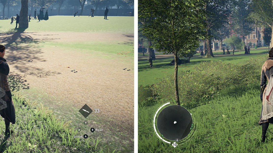 The locations of Royal Correspondence #08 (left) and #09 (right).