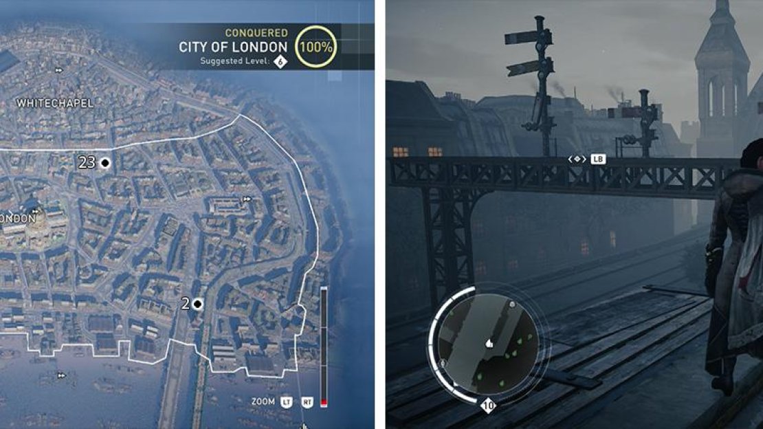 The Secrets of London can be found on the map (left). Location of Secret of London #11 pictured (right).