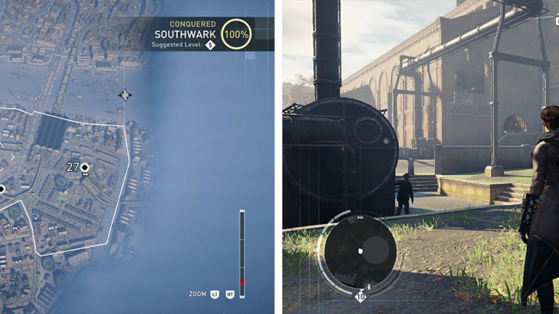 The Secrets of London can be found on the map (left). Location of Secret of London #27 pictured (right).