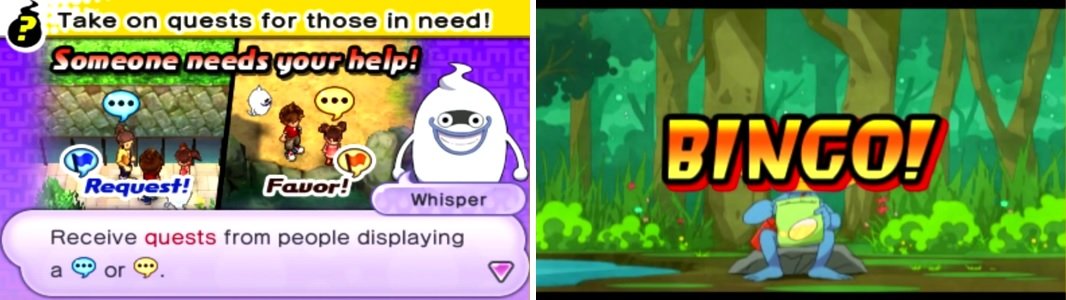 You’ll gain access to Requests and Favors in this chapter (left). Finishing them will result in a Bonus Scene (right), which if successful, will give you an item.