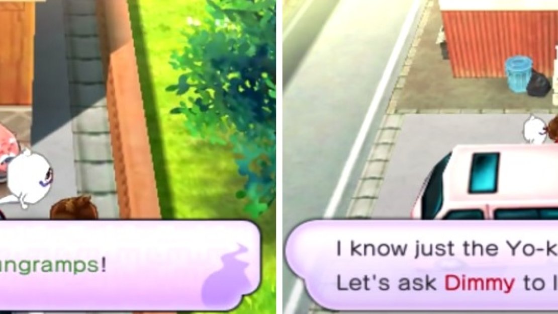 Some Requests will require you to find the Yokai causing the trouble (left) or even ask you to befriend a particular one to help (right).
