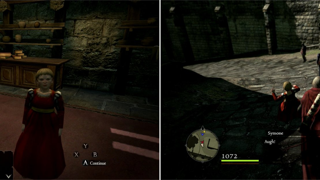 Take up fathering duties for Fournival for a day (left) and stay nearby Symone to earn her approval when she takes a tumble (right).