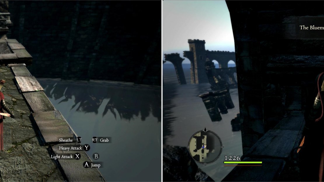 Undead will pester you on the lower levels of Bluemoon Tower (left), but the treasure within is worth the trouble of eradicating them (right).