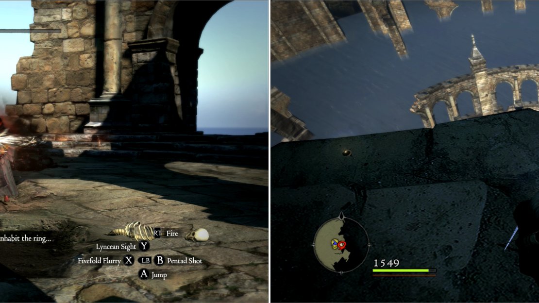 Salomet will babble, cast spells and summon undead to defend him (left). Once he’s smote, recover the Wyrmking’s Ring (right).
