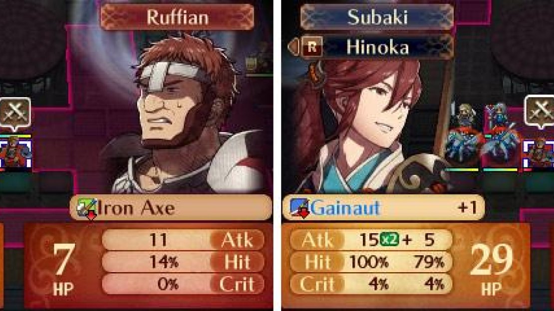 Left: Advantage. Right: Disadvantage. Notice the enemy’s accuracy?