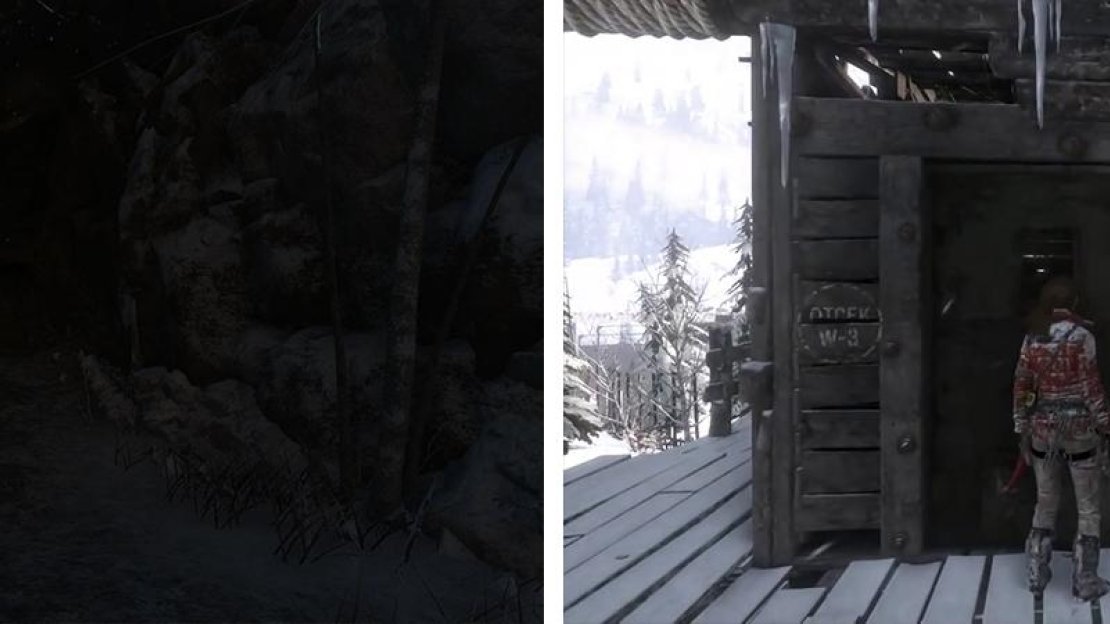 Coin Cache 09 is by the entrance to the first Crypt (left). Once you have all of the Coin Caches, return to the Supply Shack (right) to purchase the remaining items.