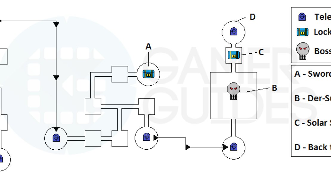 Map for Corridor of Repose IV
