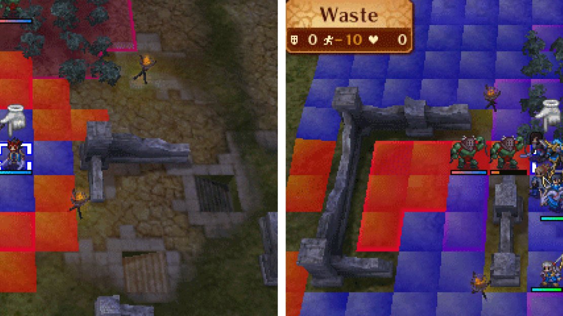 In this example, “Waste” greatly restricts movement for all grounded units.