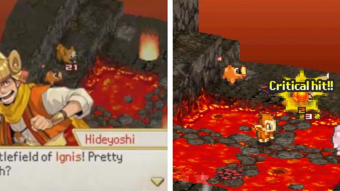 Jigglypuff against Chimchar and Tepig on the impressive battlegrounds of Ignis.