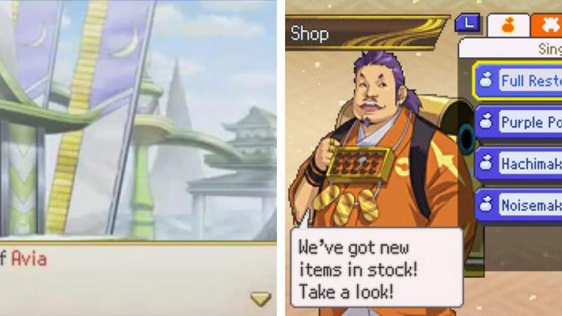 Always look out for shops. They are selling items that might come in handy later!