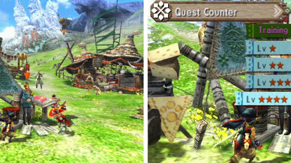 Selecting a quest from Bherna Gal