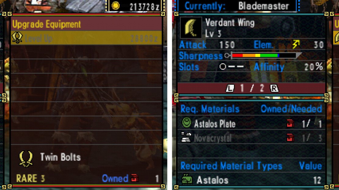 Why do these two weapons have similar raw?