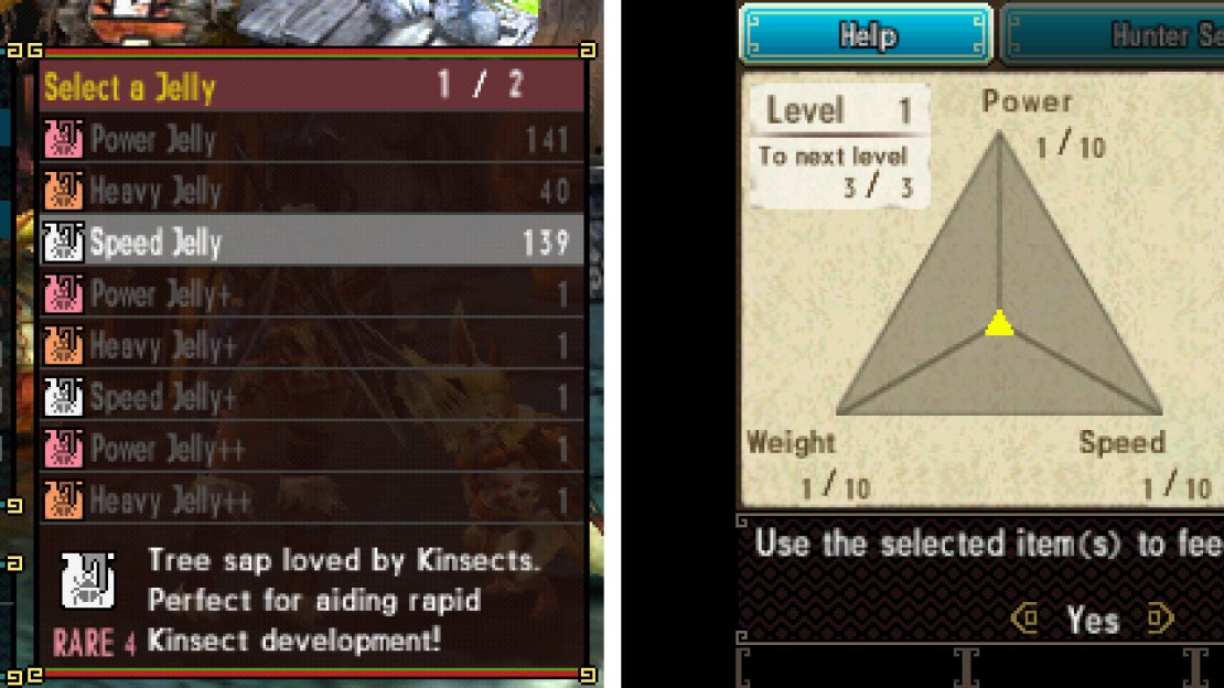 This little triangle diagram will help you track your Kinsect growth.